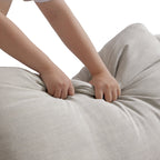 Canapé d'angle en L beige Tender Wabi-Sabi