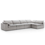 Canapé d'angle en L beige Tender Wabi-Sabi