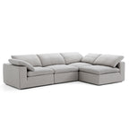 Canapé d'angle en L Tender Wabi-Sabi gris