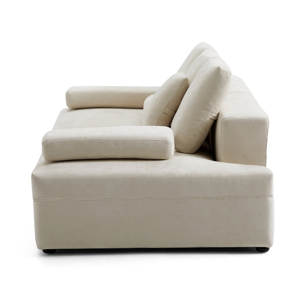 Composition Wabi-Sabi Beige Sofa