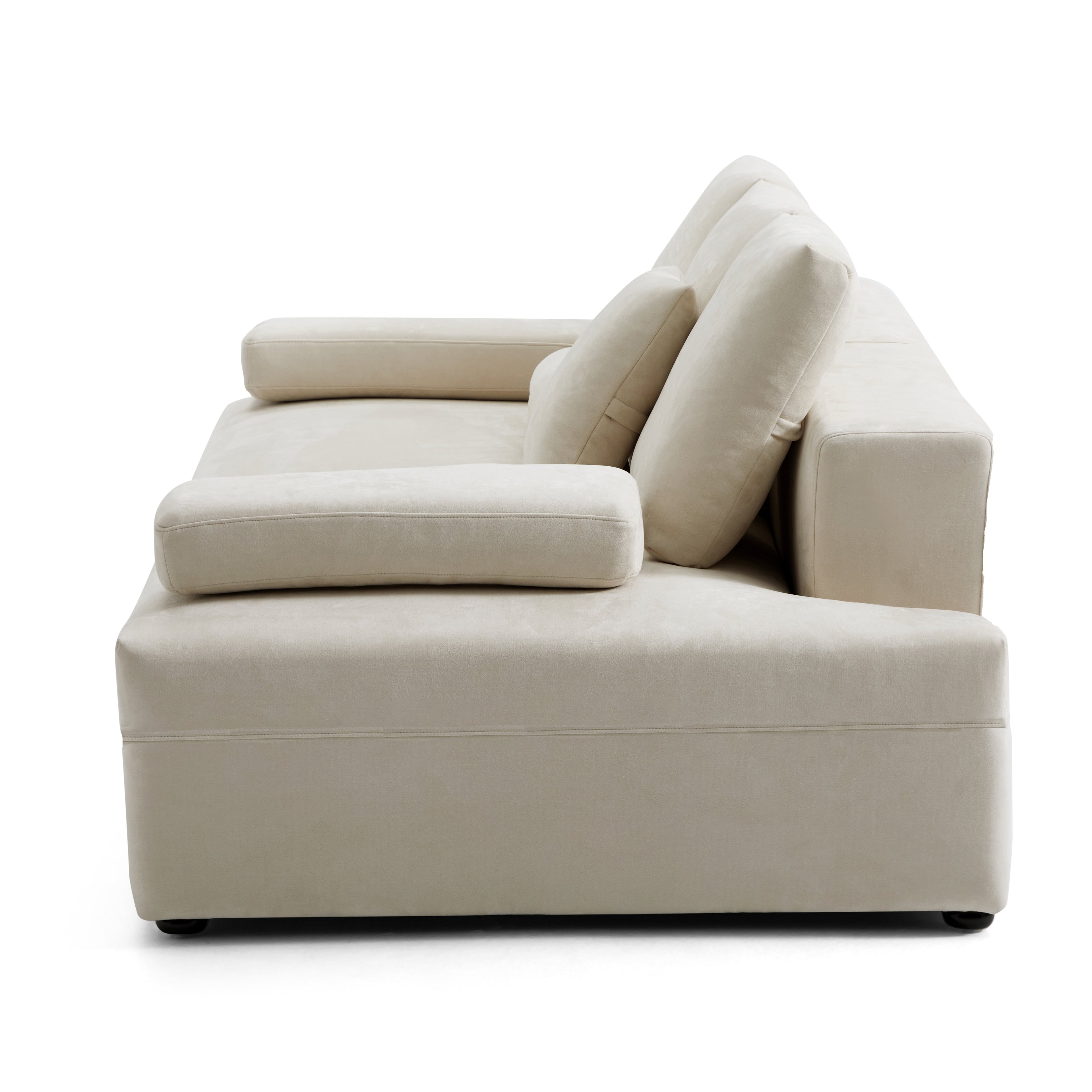 Composition Wabi-Sabi Beige Sofa