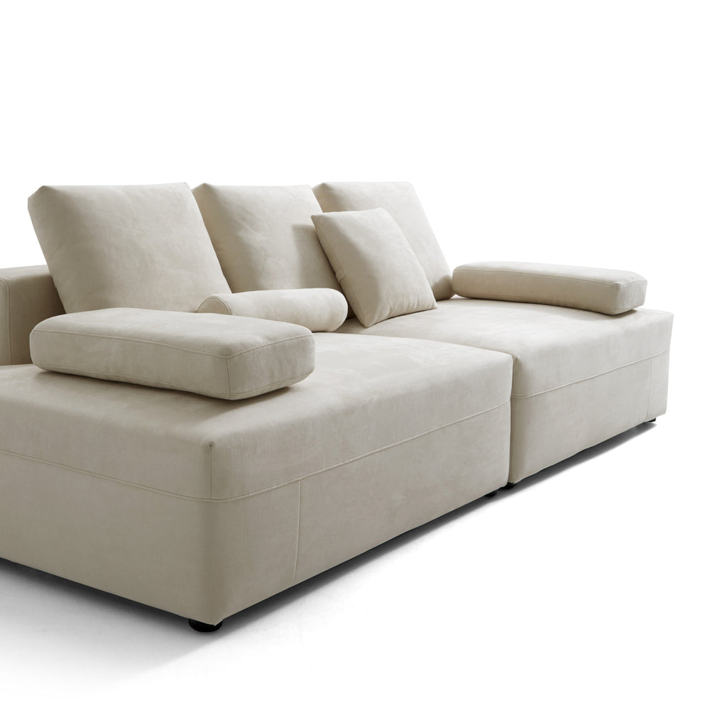 Composition Wabi-Sabi Gray Sofa