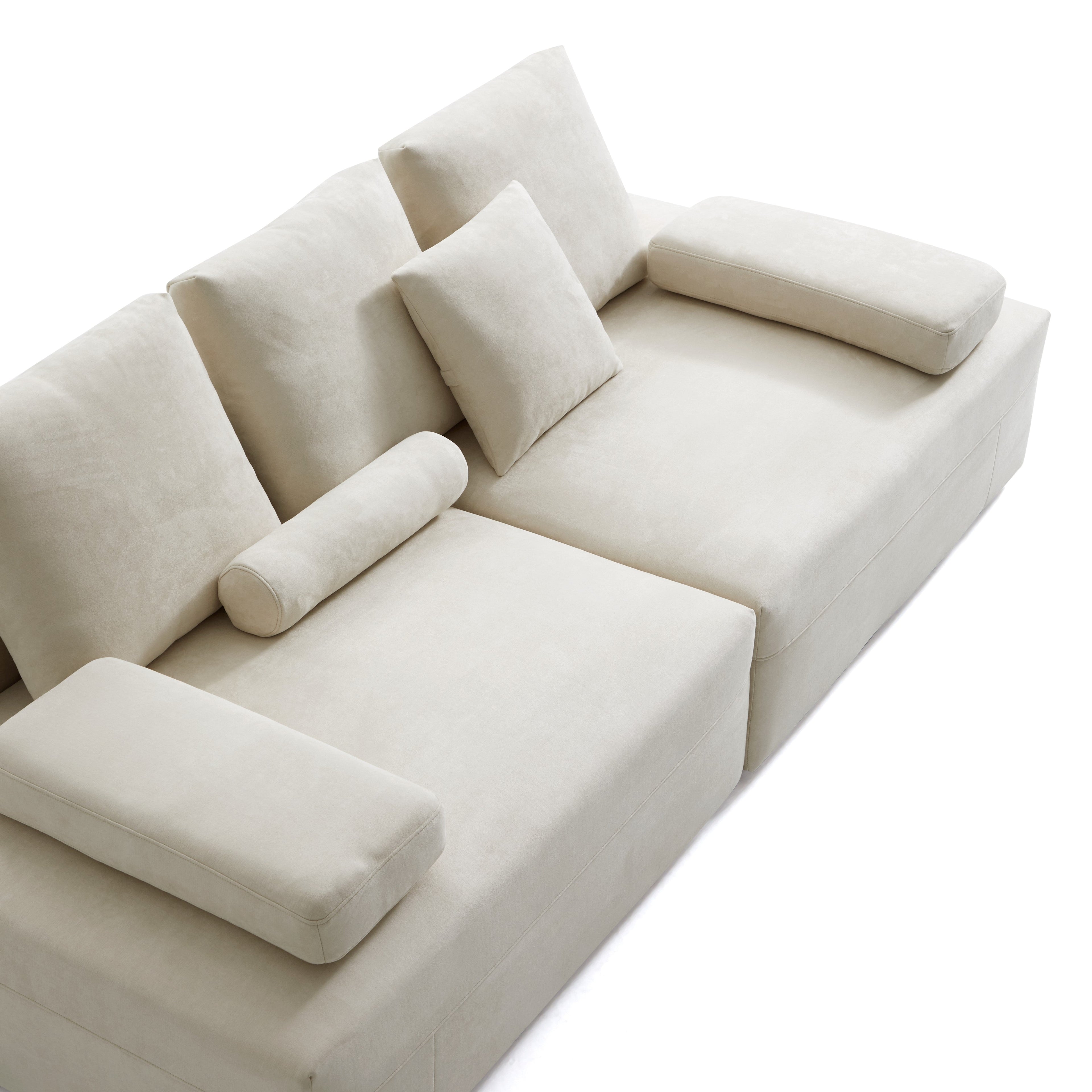 Composition Wabi-Sabi Gray Sofa