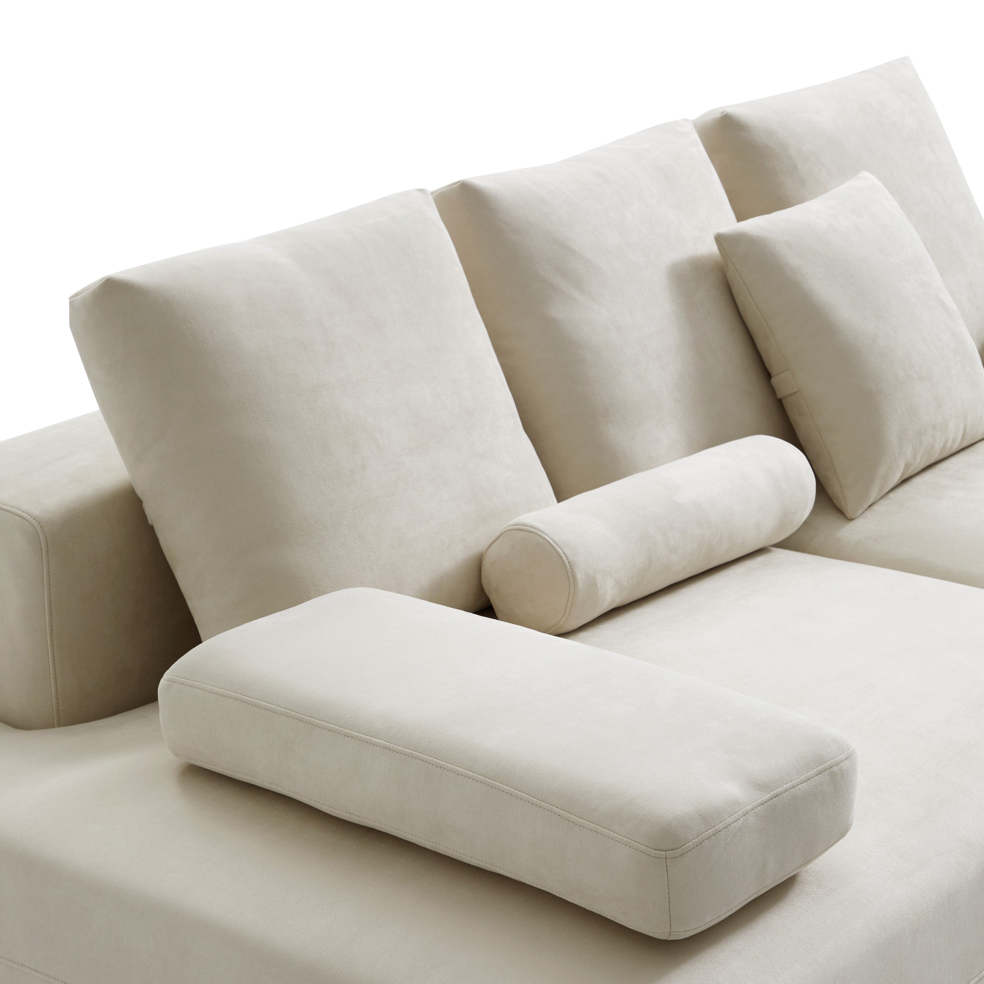 Composition Wabi-Sabi Gray Sofa