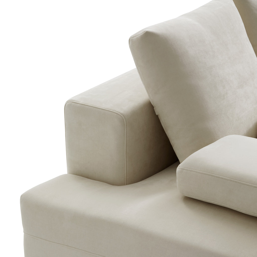 Composition Wabi-Sabi Beige Sofa
