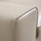 Ensemble de canapés modulaires en cuir marron Domus