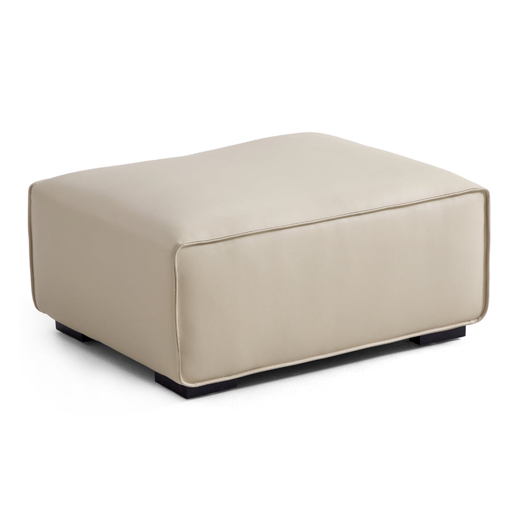 Domus Modular Beige Leather Sofa Set