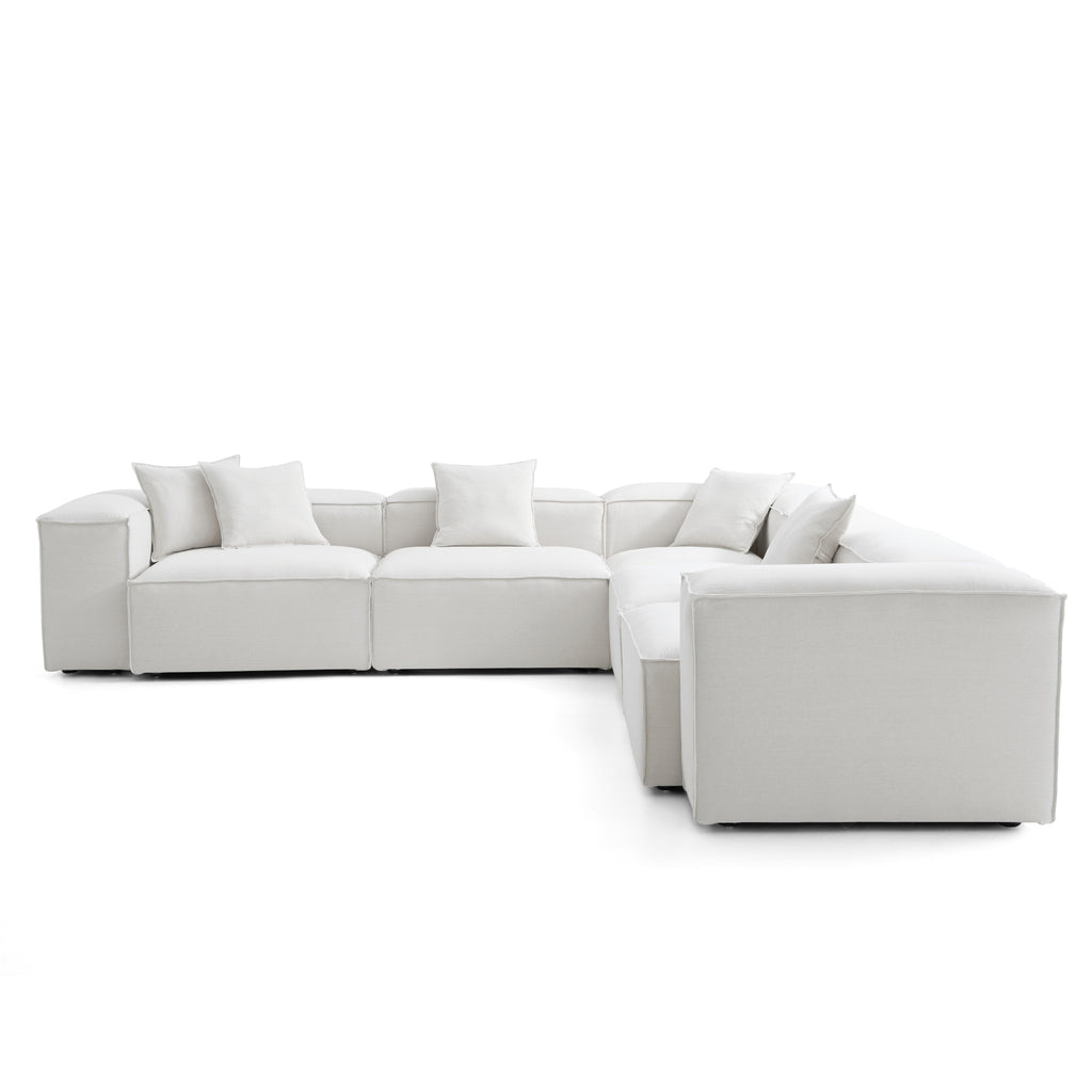 Canapé d'angle modulaire Freedom kaki