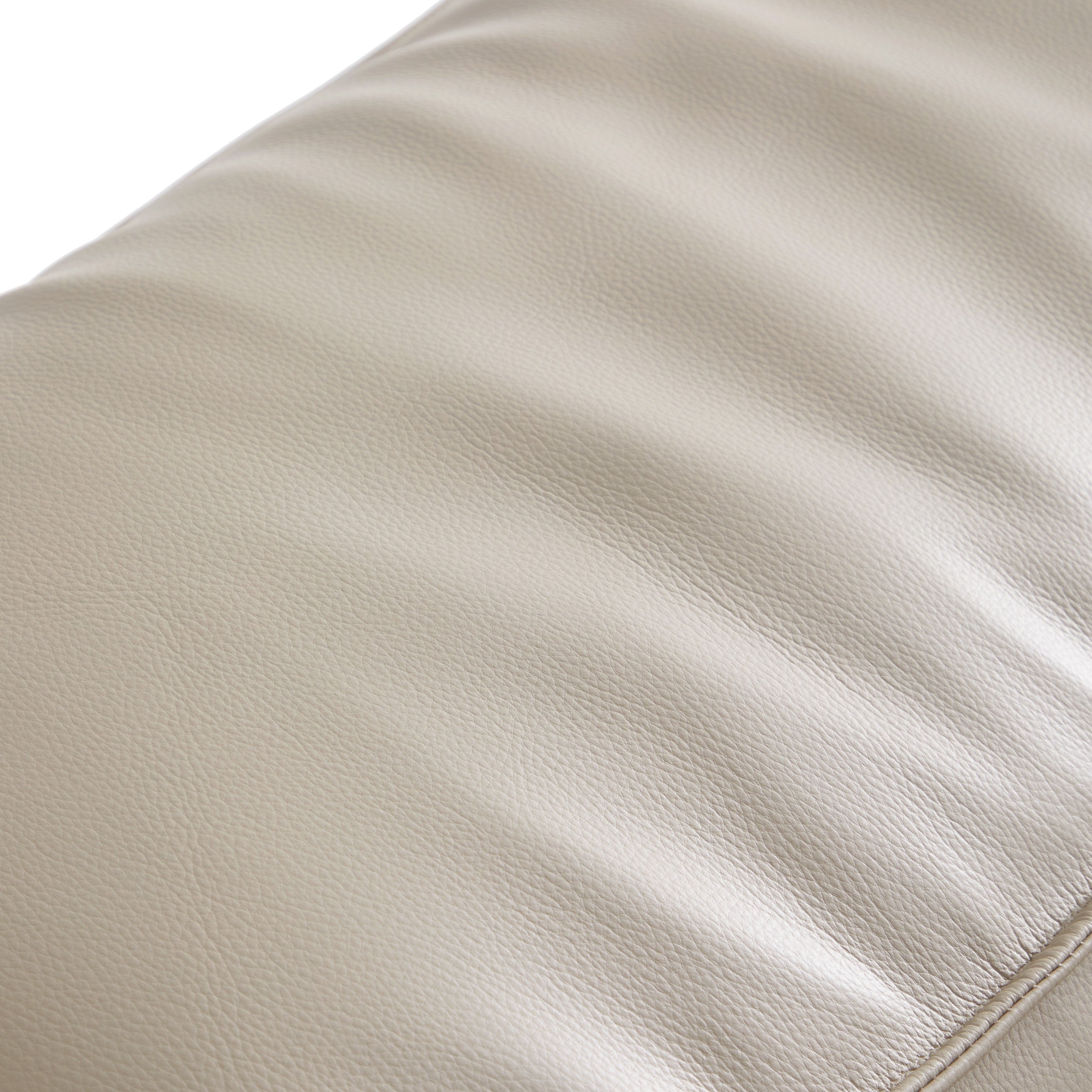 Cube Modular Beige Genuine Leather Armchair