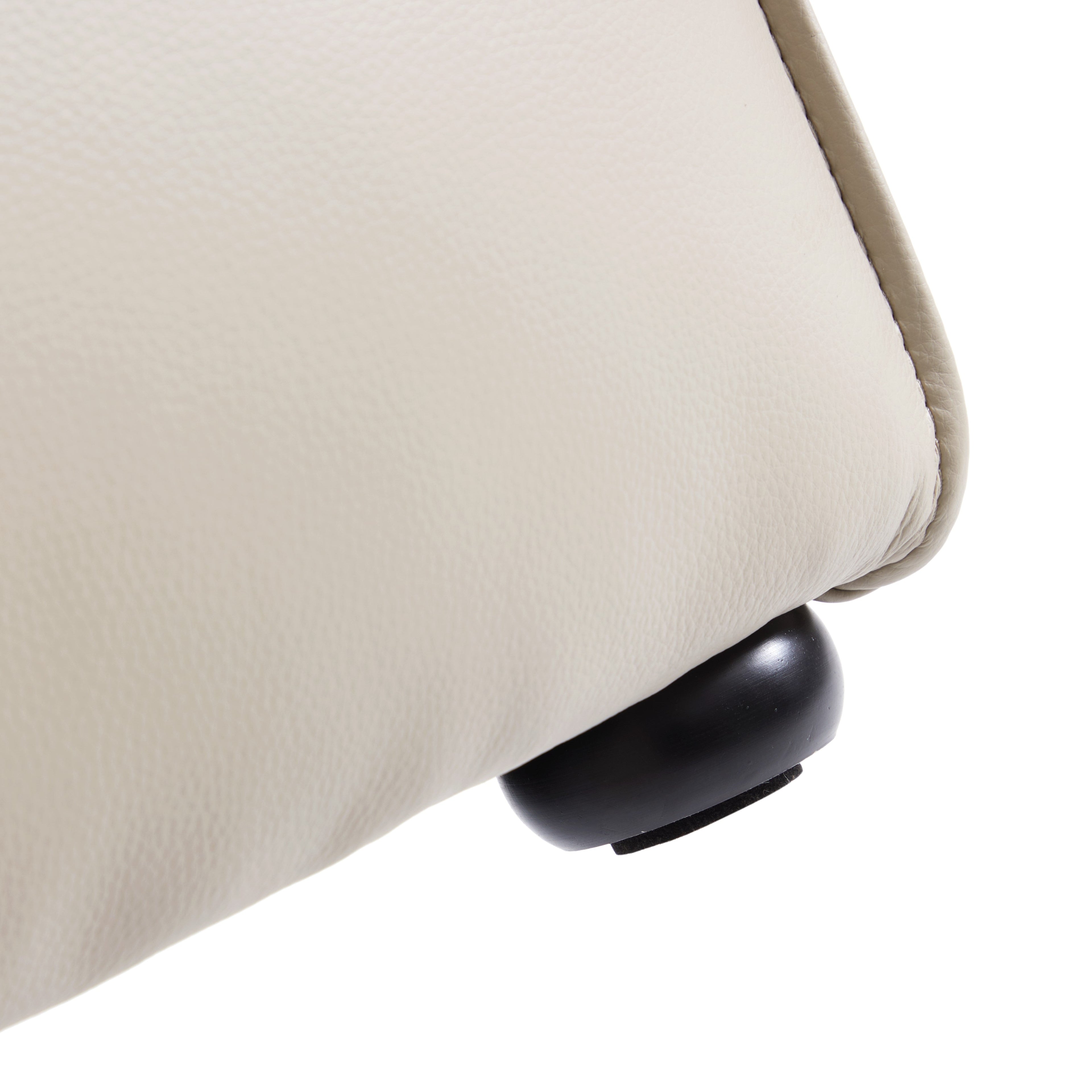 Cube Modular Black Genuine Leather Sofa