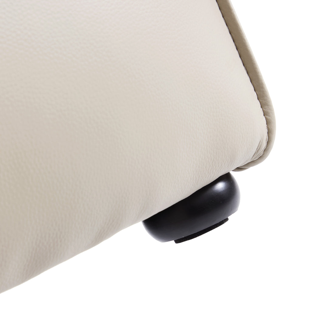 Cube Modular Beige Genuine Leather Sectional