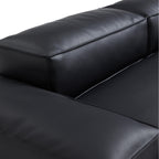 Cube Modular Dark Gray Genuine Leather Sectional