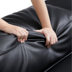 Cube Modular Khaki Genuine Leather Sectional