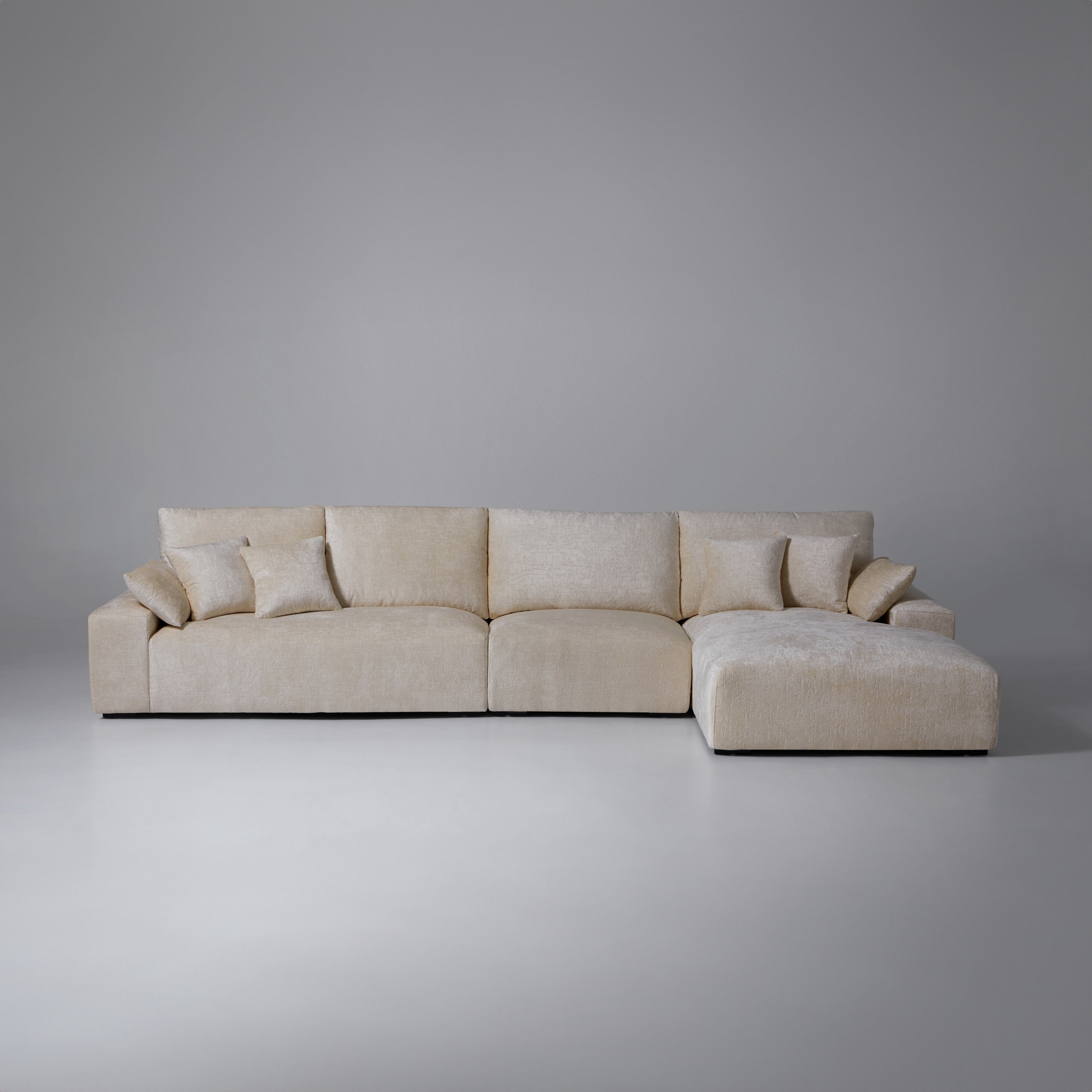 Le canapé d'angle jaune Empress