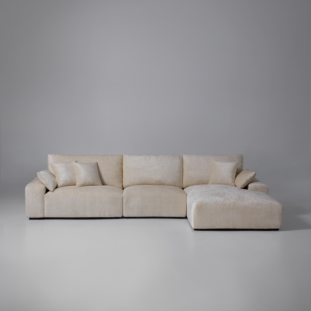 Le canapé d'angle jaune Empress