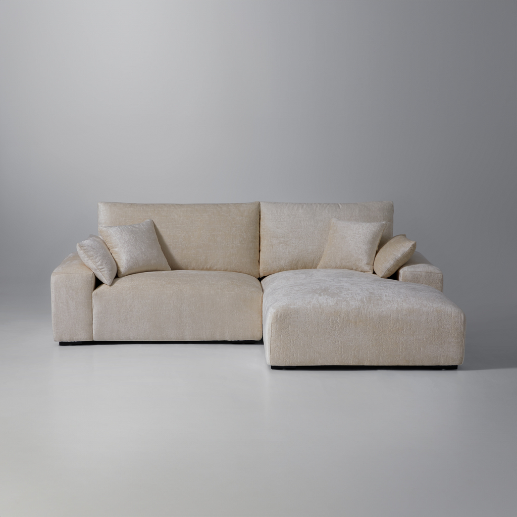 Le canapé d'angle jaune Empress