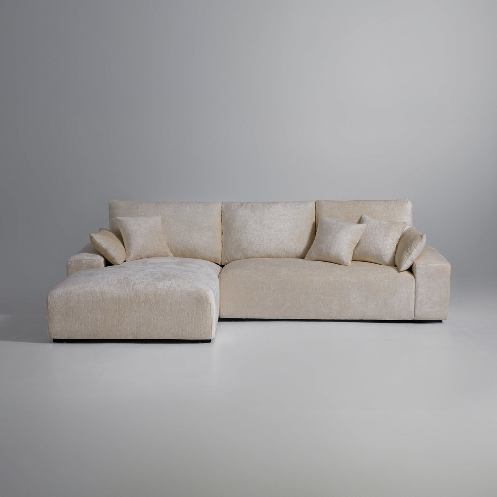 Le canapé d'angle jaune Empress