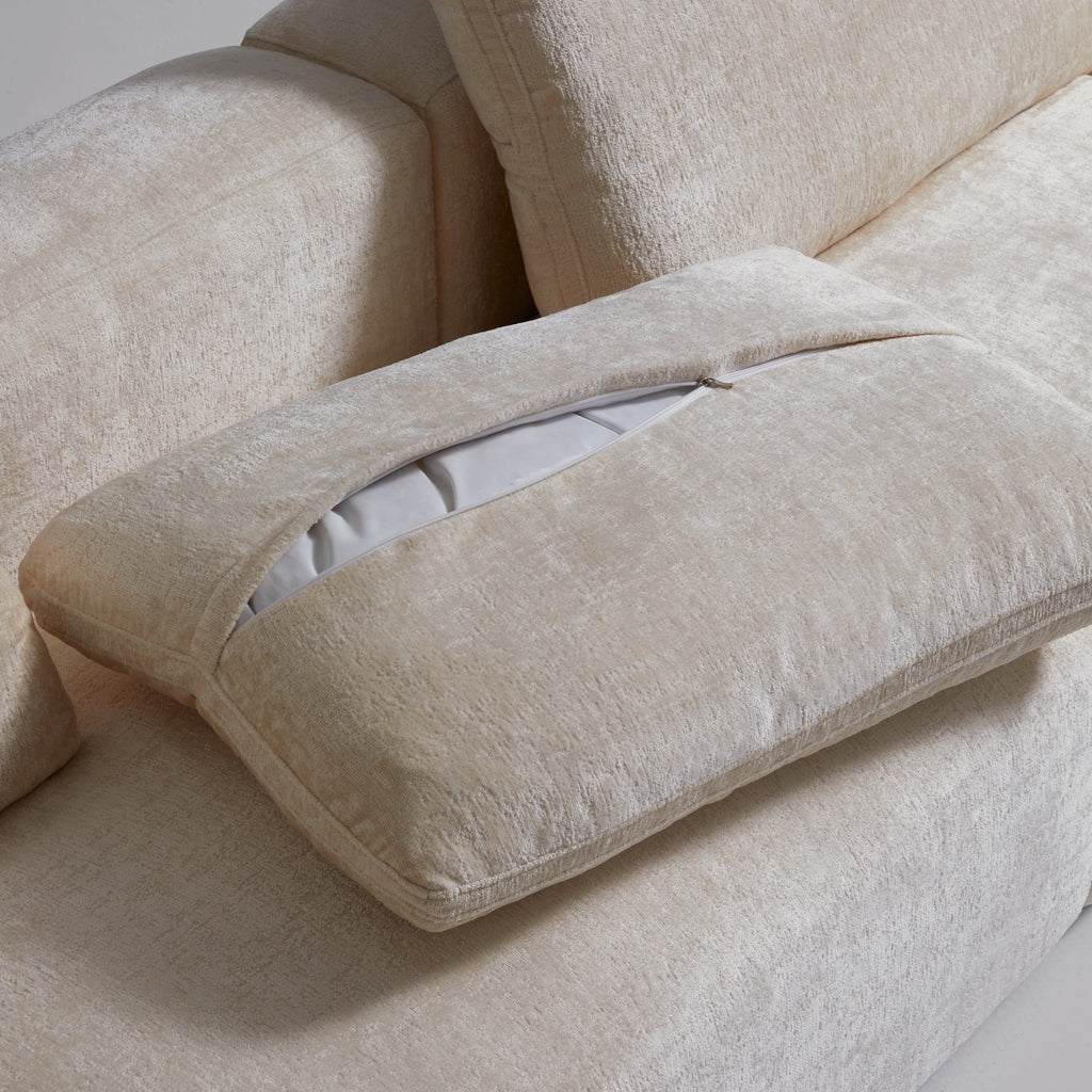 Le fauteuil beige Impératrice