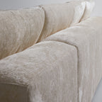 Le canapé d'angle beige Empress