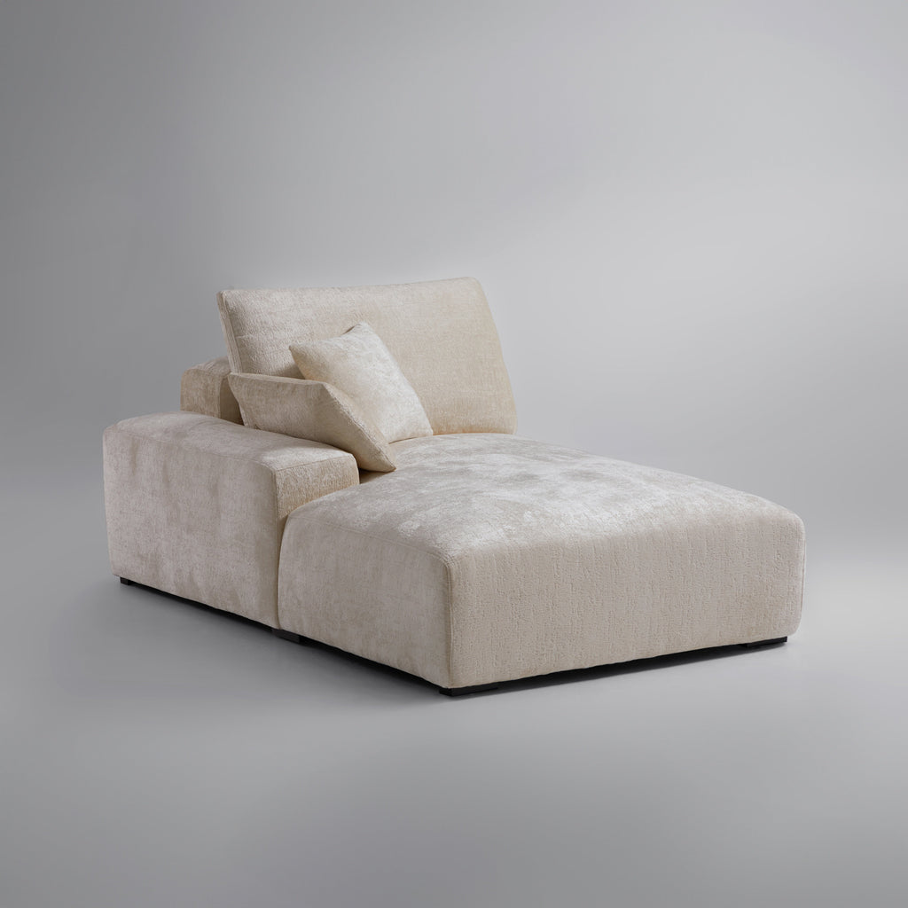 Le canapé sectionnel en U beige Empress