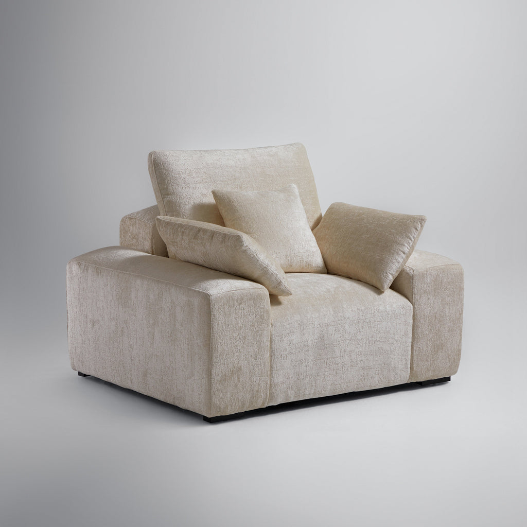 Le fauteuil beige Impératrice