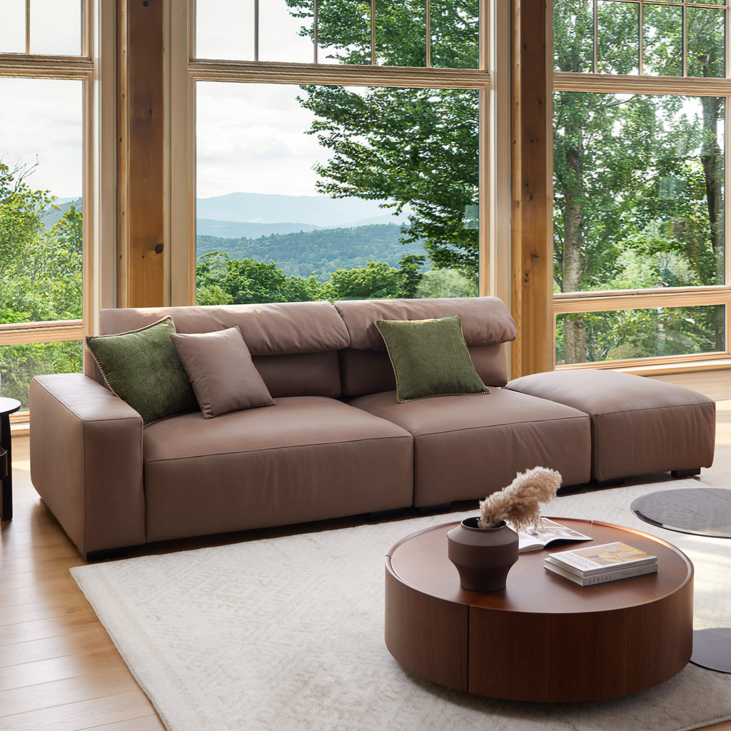 Chestnut Open End Sectional