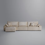 Le canapé et le pouf gris Empress