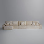 Le canapé et le pouf jaunes Empress