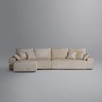 Le canapé et le pouf gris Empress