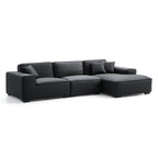 Domus Modular Khaki Leather Sectional Sofa