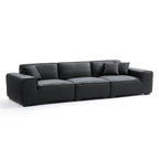 Domus Modular Khaki Leather Sofa