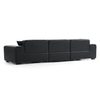 Domus Modular Khaki Leather Sofa