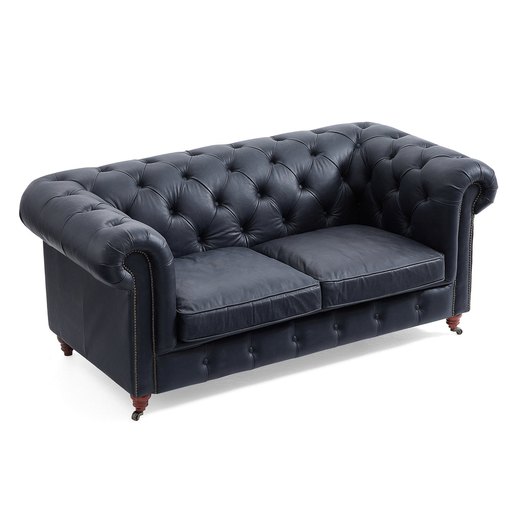 Durango Chesterfield Top Grain Leather Tufted Sofa