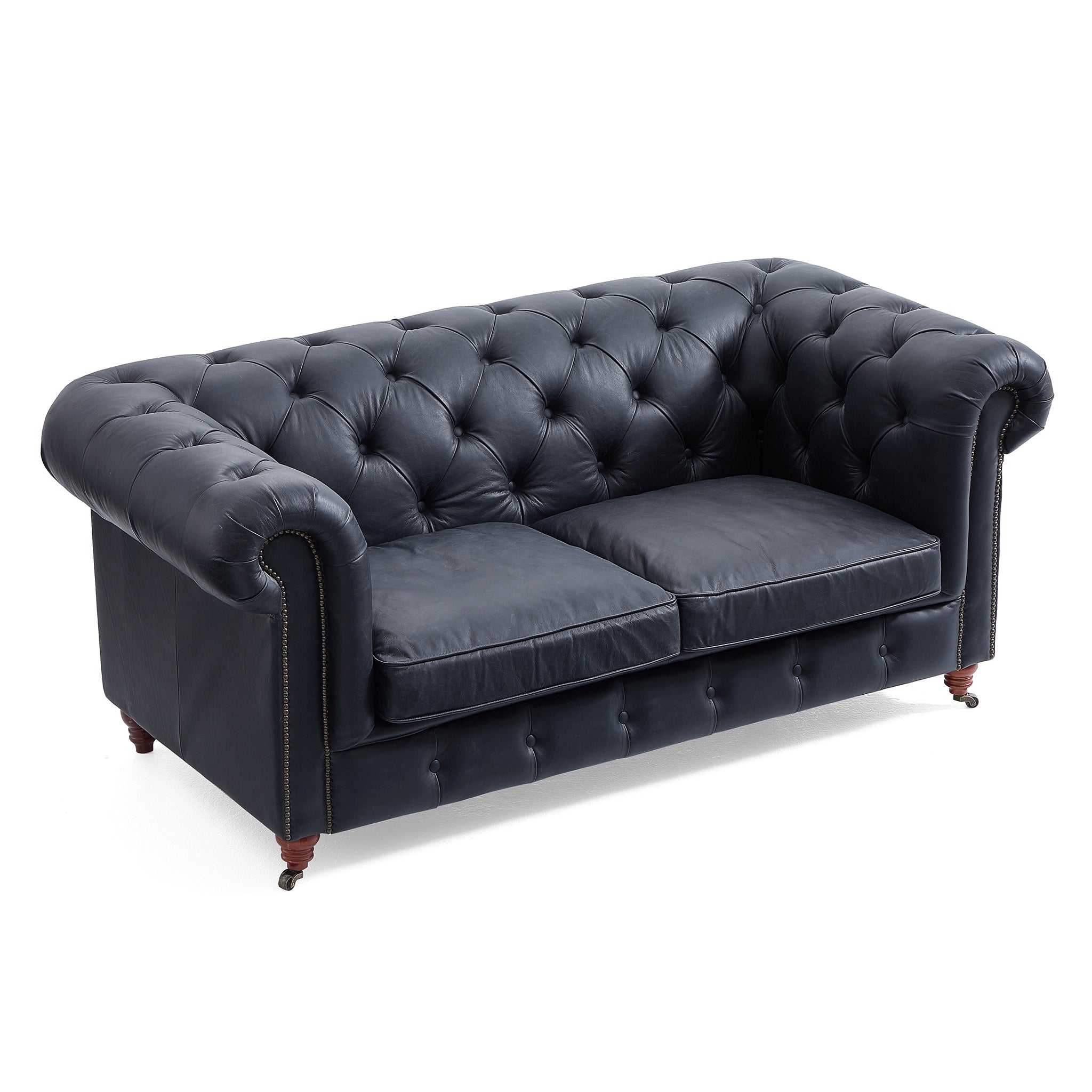 Durango Chesterfield Top Grain Leather Tufted Sofa
