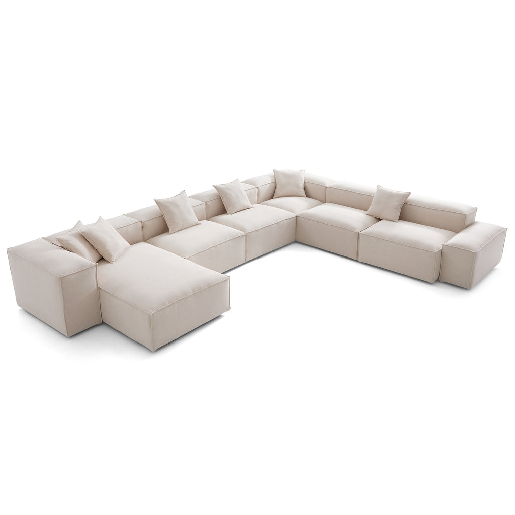 Canapé sectionnel Freedom Modular Kaki en U