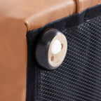 Canapé d'angle minimaliste marron Milano Moda