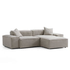 Canapé modulable Freedom beige avec pouf