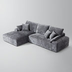 Le canapé d'angle jaune Empress