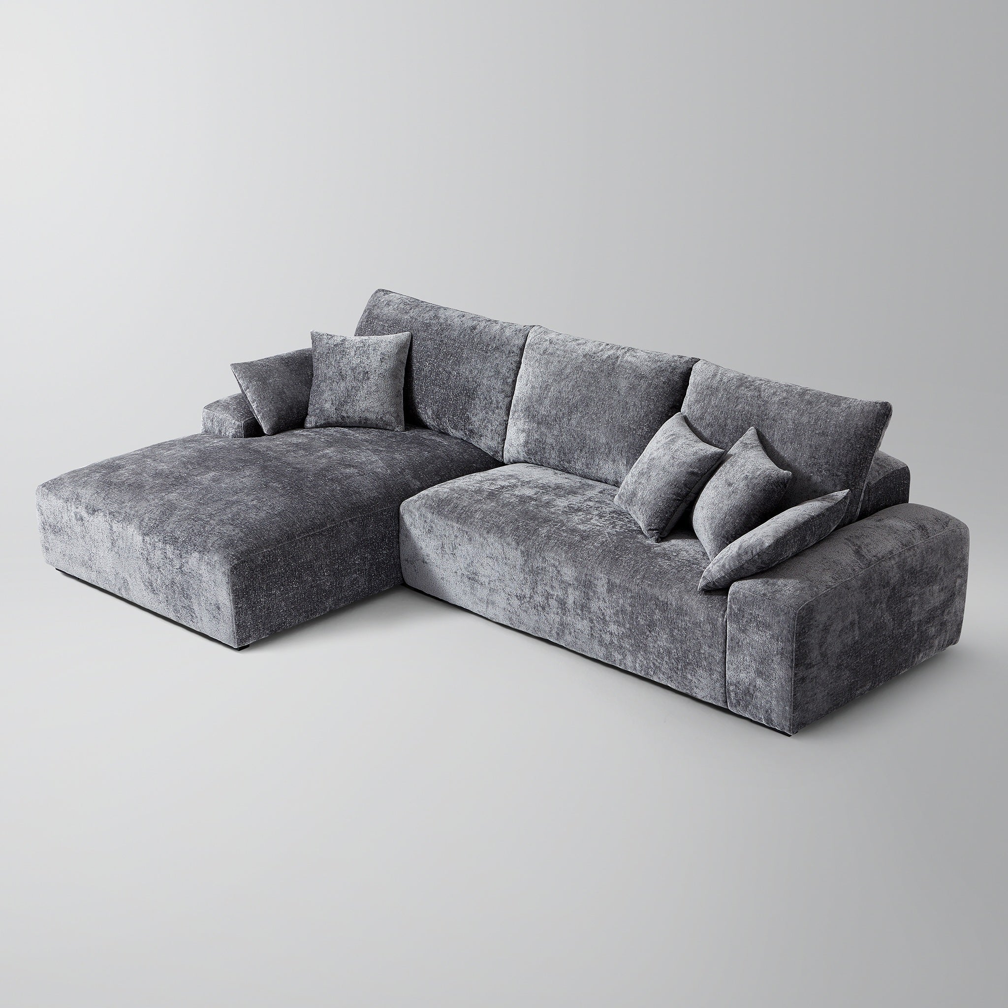 Le canapé d'angle jaune Empress