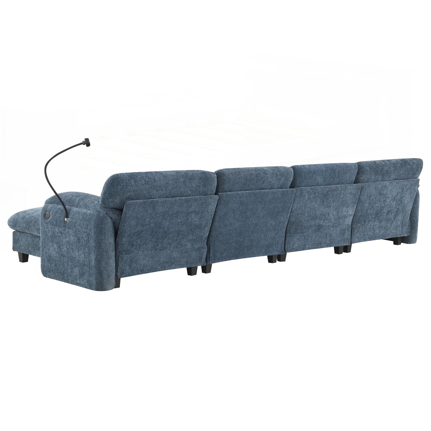 Canapé sectionnel modulaire de 140 pouces
