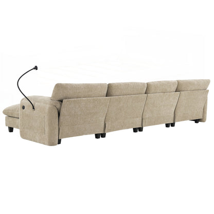 Canapé sectionnel modulaire de 140 pouces