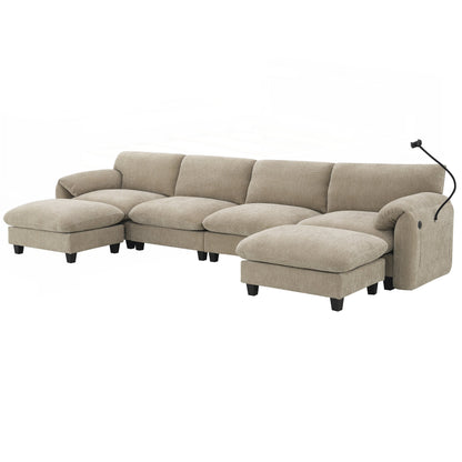 Canapé sectionnel modulaire de 140 pouces