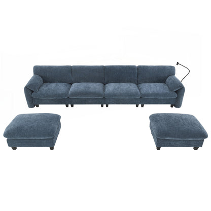 Canapé sectionnel modulaire de 140 pouces