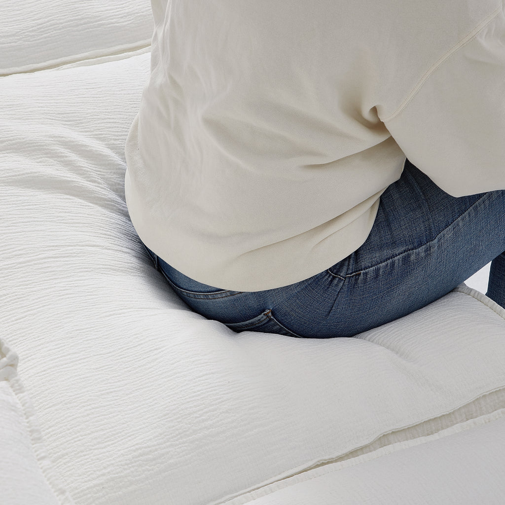 Fauteuil d'appoint modulaire blanc Freedom