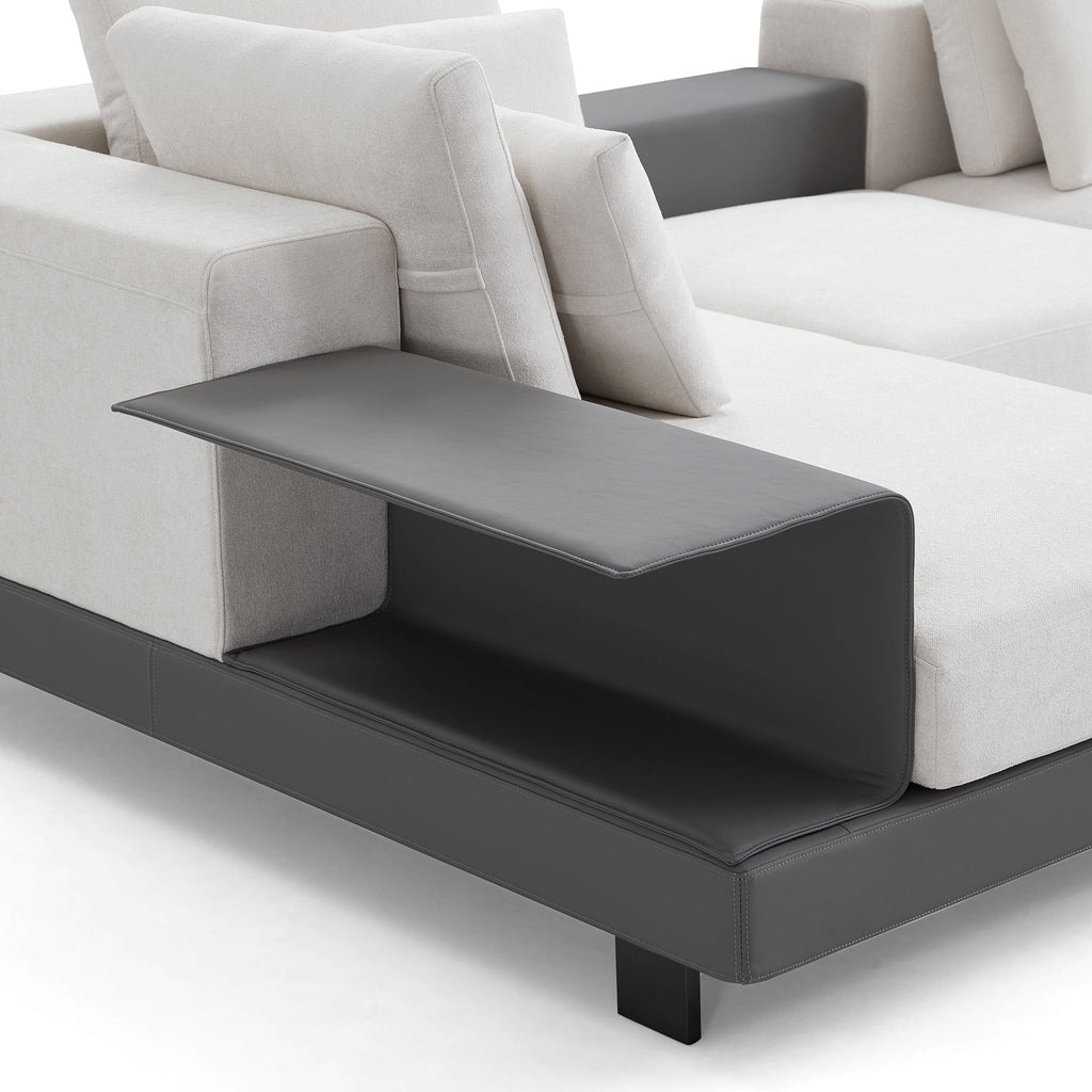 Connery Minimalist Blue Sectional