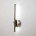 Applique murale moderne industrielle minimaliste en métal à LED intégrées à bande linéaire