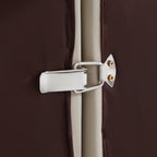 Ensemble de canapés en cuir gris foncé noble