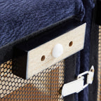 Le canapé d'angle bleu marine Empress