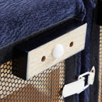 Le canapé d'angle en U bleu marine Empress