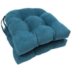 Coussins de chaise d'intérieur en microsuède en forme de U de 16 pouces (lot de 2, 4 ou 6)